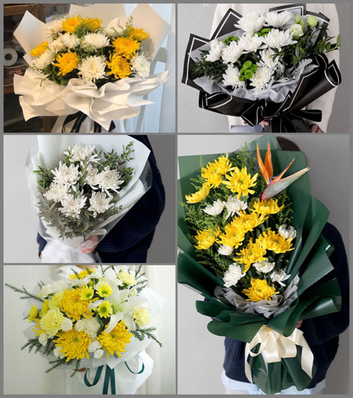 四川甘孜理塘县格木乡白事花束代送